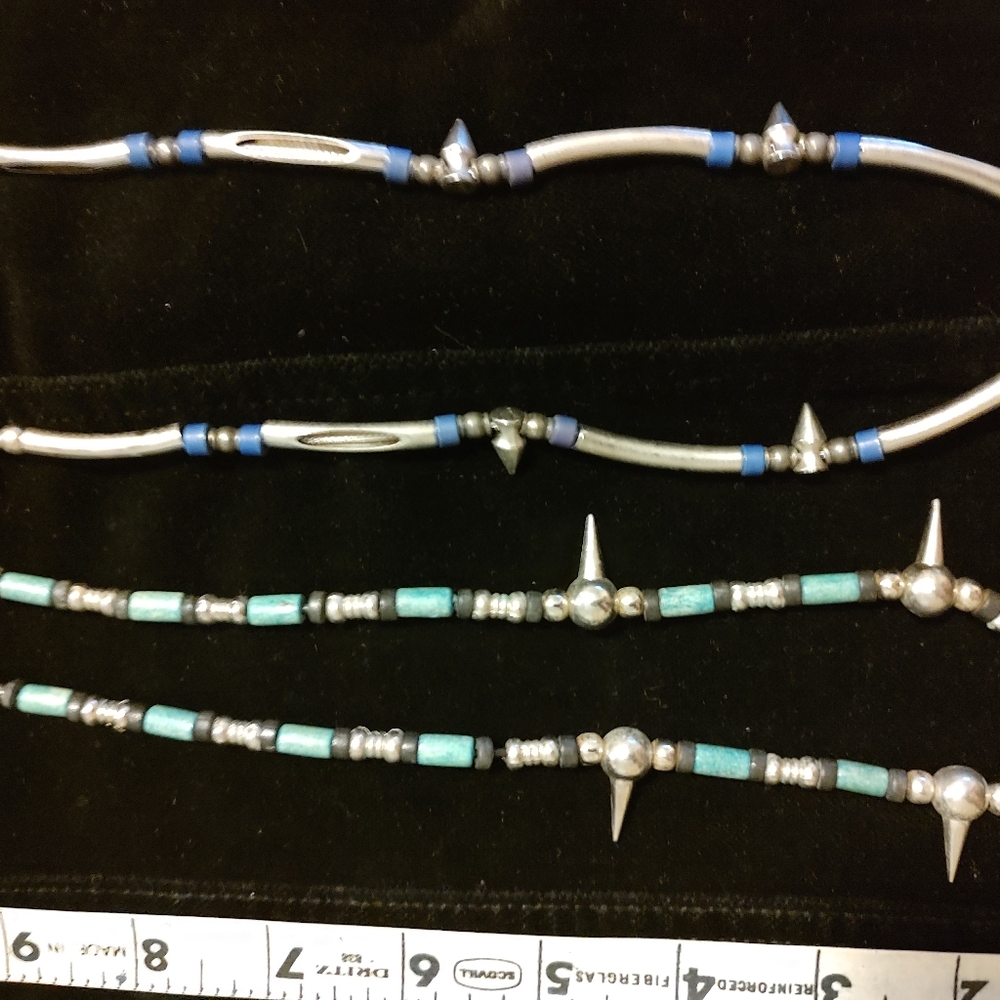2 spike Necklaces